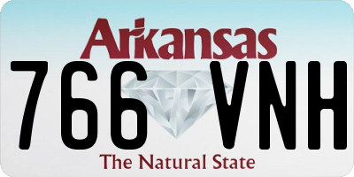 AR license plate 766VNH
