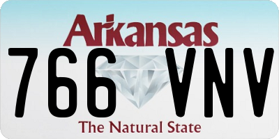 AR license plate 766VNV