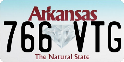 AR license plate 766VTG