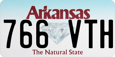 AR license plate 766VTH