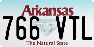 AR license plate 766VTL