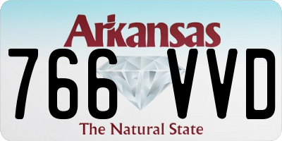 AR license plate 766VVD