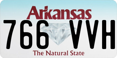 AR license plate 766VVH