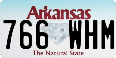 AR license plate 766WHM
