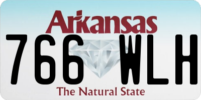 AR license plate 766WLH