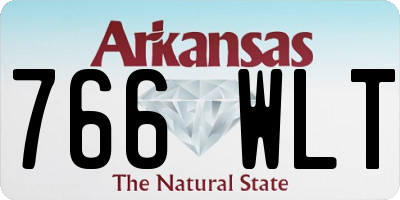 AR license plate 766WLT