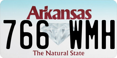 AR license plate 766WMH
