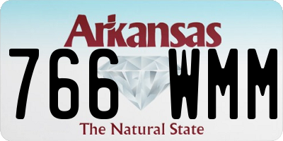 AR license plate 766WMM