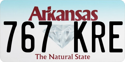 AR license plate 767KRE