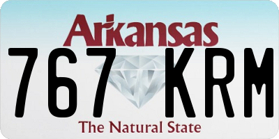 AR license plate 767KRM