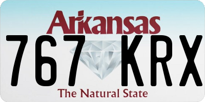 AR license plate 767KRX