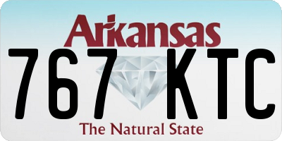 AR license plate 767KTC