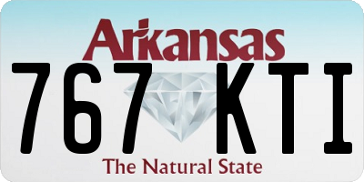 AR license plate 767KTI