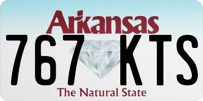 AR license plate 767KTS