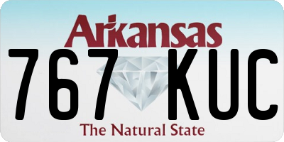 AR license plate 767KUC