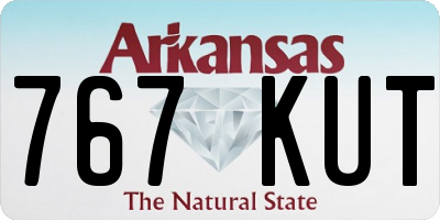AR license plate 767KUT