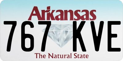 AR license plate 767KVE