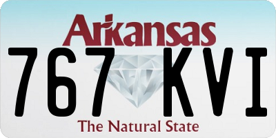 AR license plate 767KVI