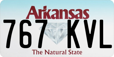 AR license plate 767KVL