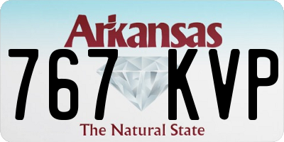 AR license plate 767KVP