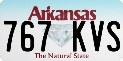 AR license plate 767KVS