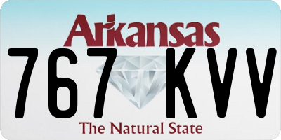 AR license plate 767KVV