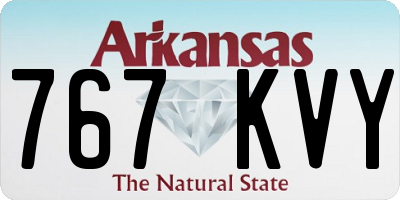 AR license plate 767KVY