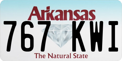 AR license plate 767KWI