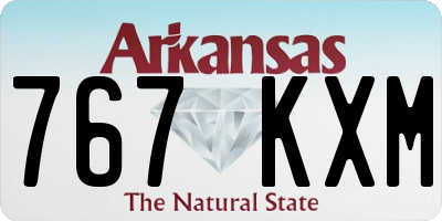 AR license plate 767KXM