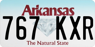 AR license plate 767KXR