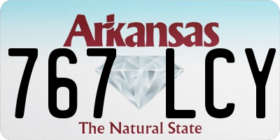 AR license plate 767LCY