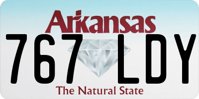 AR license plate 767LDY