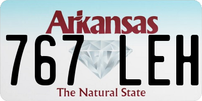 AR license plate 767LEH