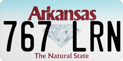 AR license plate 767LRN