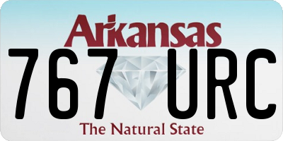 AR license plate 767URC