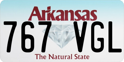 AR license plate 767VGL