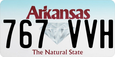 AR license plate 767VVH