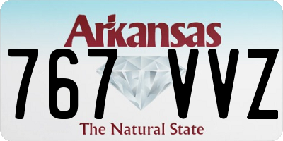 AR license plate 767VVZ