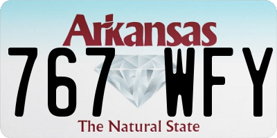 AR license plate 767WFY