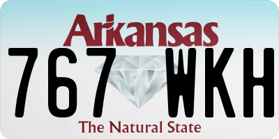 AR license plate 767WKH