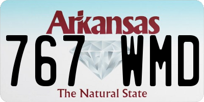 AR license plate 767WMD