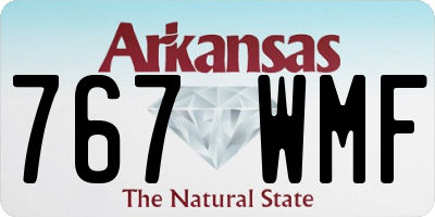 AR license plate 767WMF