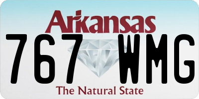 AR license plate 767WMG