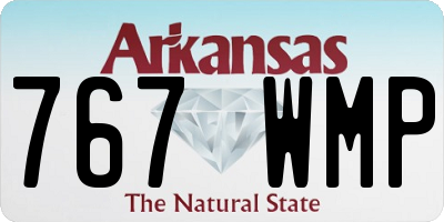 AR license plate 767WMP