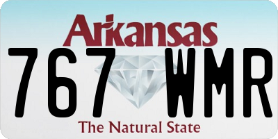 AR license plate 767WMR