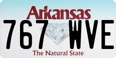 AR license plate 767WVE