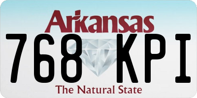 AR license plate 768KPI