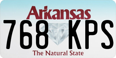 AR license plate 768KPS