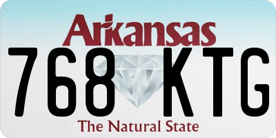 AR license plate 768KTG