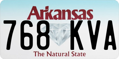 AR license plate 768KVA